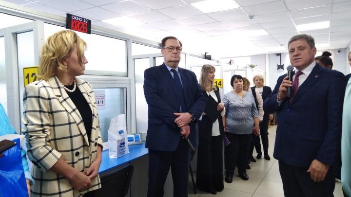 церемония открытия первого в нашем регионе Центра общения старшего поколения.